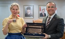 İsveç'in Ankara Büyükelçisi Mard, Gaziantep Valisi Çeber'i ziyaret etti