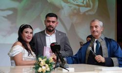 Sevgililer gününde evliliğe adımı Şahinbey´de attılar