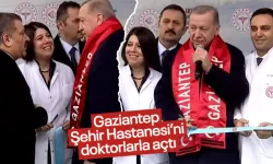 Gaziantep'e sağlık üssü! Cumhurbaşkanı Erdoğan Gaziantep Şehir Hastanesi'nin açılışı doktorlarla birlikte yaptı