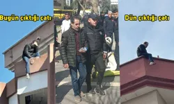 Gaziantep'te ölmek için çatı çatı dolaşıyor