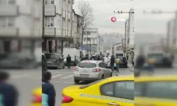 Kadına şiddete "uçan tekmeli" müdahale kamerada