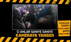 Kadın yolcuyu taciz ettiği iddia edilen şahıs, vatandaşlar tarafından dövüldü