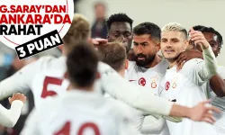 Galatasaray, deplasmanda Ankaragücü'nü 3-0 mağlup etti