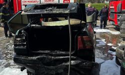 Gaziantep'te Korkunç Olay! Otomobilin LPG tüpü bomba gibi patladı: 1 kişi yaralandı