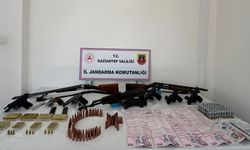Gaziantep'te silah kaçakçılığına yönelik operasyonda 5 zanlı yakalandı