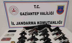Gaziantep’te 18 adet ruhsatsız silah ele geçirildi
