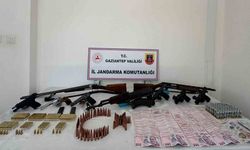 Gaziantep’te "Mercek" operasyonuyla çok sayıda kaçak silah ele geçirildi