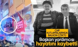 CHP'nin seçim kutlamalarında balkon çöktü! Başkan yardımcısı Mehmet Palaz hayatını kaybetti