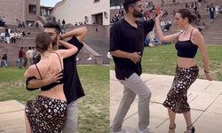 Melis Sezen'in üniversitenin dans etkinliğinde yaptığı şov beğeni topladı