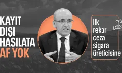 Mehmet Şimşek: Maliye'den kayıt dışı hasılata rekor ceza: İlk rekor ceza sigara üreticisine 6 milyar TL