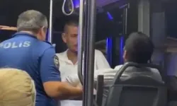 Otobüste sızan genci polis uyandırdı