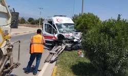 Gaziantep’te tankerle çarpışan ambulanstaki 3 sağlıkçı yaralandı