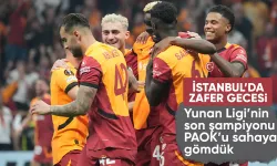 UEFA Avrupa Ligi: Galatasaray: 3 - PAOK: 1 (Maç sonucu)