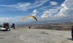 Gaziantep'te festivalde tellere takılan sporcu yaralandı!