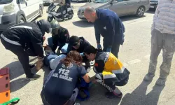 Gaziantep'teki trafik kazasında motosiklet sürücüsü yaralandı