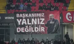 Gaziantep FK taraftarından Başkan Memik Yılmaz'a destek