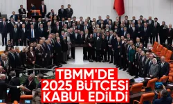 2025 bütçesi TBMM'de kabul edildi