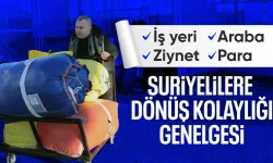 Suriyelilerin ülkelerine dönüş işlemlerini hızlandırmak için genelge yayınlandı