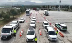 Gaziantep'te drone destekli denetimde 116 araç ve sürücüye 160 bin 700 lira ceza kesildi