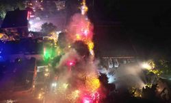 Florya’da şampiyonluk kutlaması havadan görüntülendi