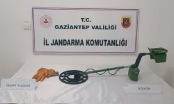 Gaziantep'te kaçak kazı yapan 3 zanlı suçüstü yakalandı