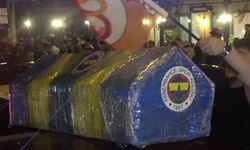 Şampiyonluk kutlamalarında Fenerbahçe tabutu taşındı