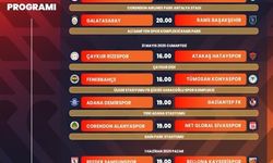 Trendyol Süper Lig’de son haftanın programı açıklandı
