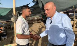 CHP'li Meriç Gaziantep'te kurban pazarını ziyaret etti!