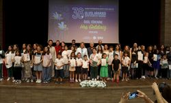 Gaziantep'te Uluslararası Çocuk Resimleri Yarışması'nda dereceye girenler ödüllendirildi