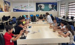 Gaziantep'te çocuklara yönelik robotik kodlama kursu