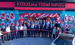 Gaziantep'te Kızılelma yüzme havuzu hizmete açıldı
