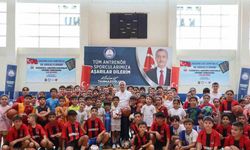 Tahmazoğlu yaz spor okulu öğrencileriyle buluştu