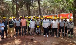Gaziantep'te Dülük Tabiat Parkı’nda orman yangını tatbikatı