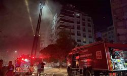 Gaziantep’te 7 katlı binada yangın paniği