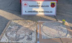 Gaziantep'te tarihi eser niteliğinde iki mozaik ele geçirildi