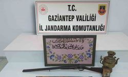 Gaziantep’te tarihi eser operasyonu: 1 gözaltı