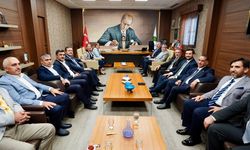 AK Parti Milletvekilleri ve Başkan Şahin’den Yılmaz’a ziyaret