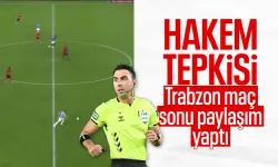 Trabzonspor'dan Gaziantep FK maçı sonrası hakeme tepki