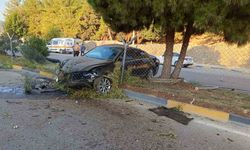 Gaziantep’te kontrolü kaybolan araç refüje çıktı!