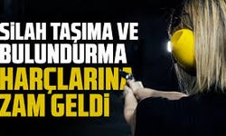 Silah taşıma ve bulundurma harçlarına yüzde yüz zam geldi