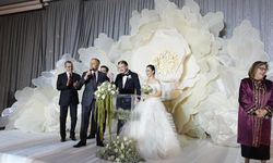 Eski Başkan Fadıloğlu kızını evlendirdi! Fadıloğlu ve Evans Ailelerinin mutlu günü…