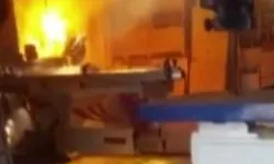 Gaziantep İslahiye'de marangoz atölyesinde yangın!