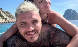 Sevgilisi China Suarez, Icardi'yi öpmeye doymadı