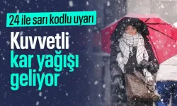 Meteoroloji 24 ili sarı kodla uyardı