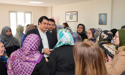 Başkan Umut Yılmaz’dan kadınlara destek ziyareti