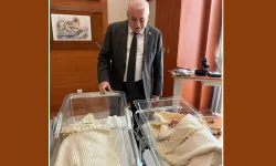 Sermet Atay'ın ikiz torun sevinci