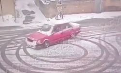 Gaziantep'te drift yaparak tehlike saçan sürücü ve araç sahibine ceza