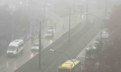 Gaziantep'te etkili olan sis görüş mesafesini düşürdü!