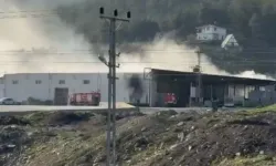Gaziantep'te biber fabrikasında korkutan yangın