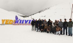 GİBTÜ uluslararası öğrencileri Yedikuyular'da karın keyfini çıkardı